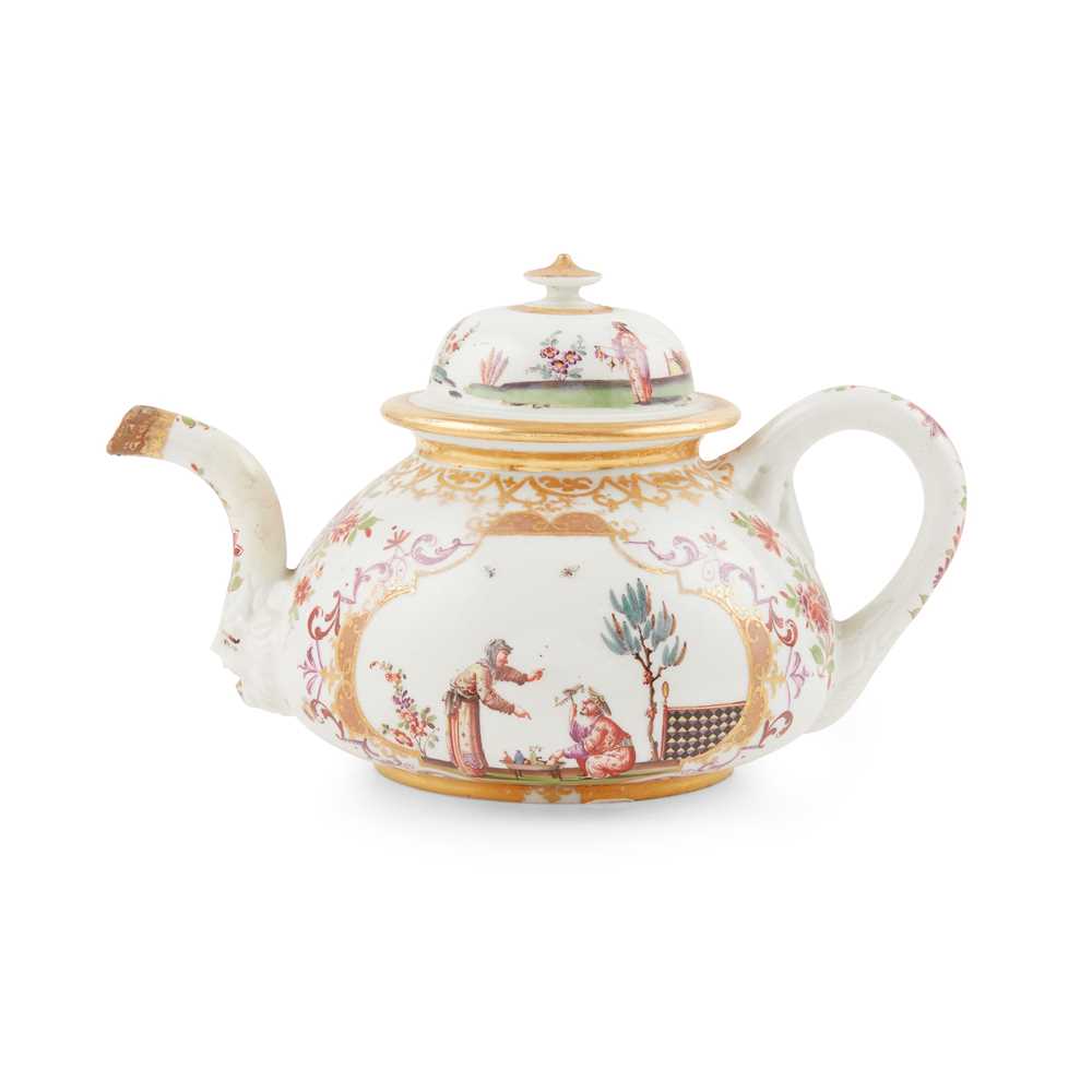 MEISSEN KPM TEAPOT
CIRCA 1730 of