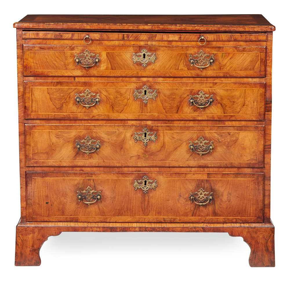 GEORGE I WALNUT CHEST OF DRAWERS EARLY 36ed7f
