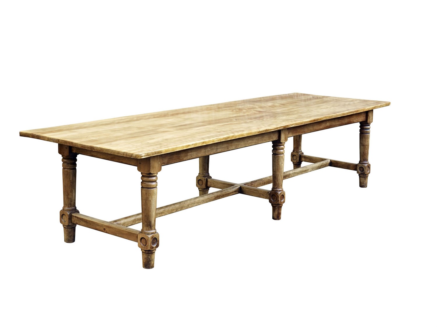 LARGE CHESTNUT REFECTORY TABLE LATE 36edbe