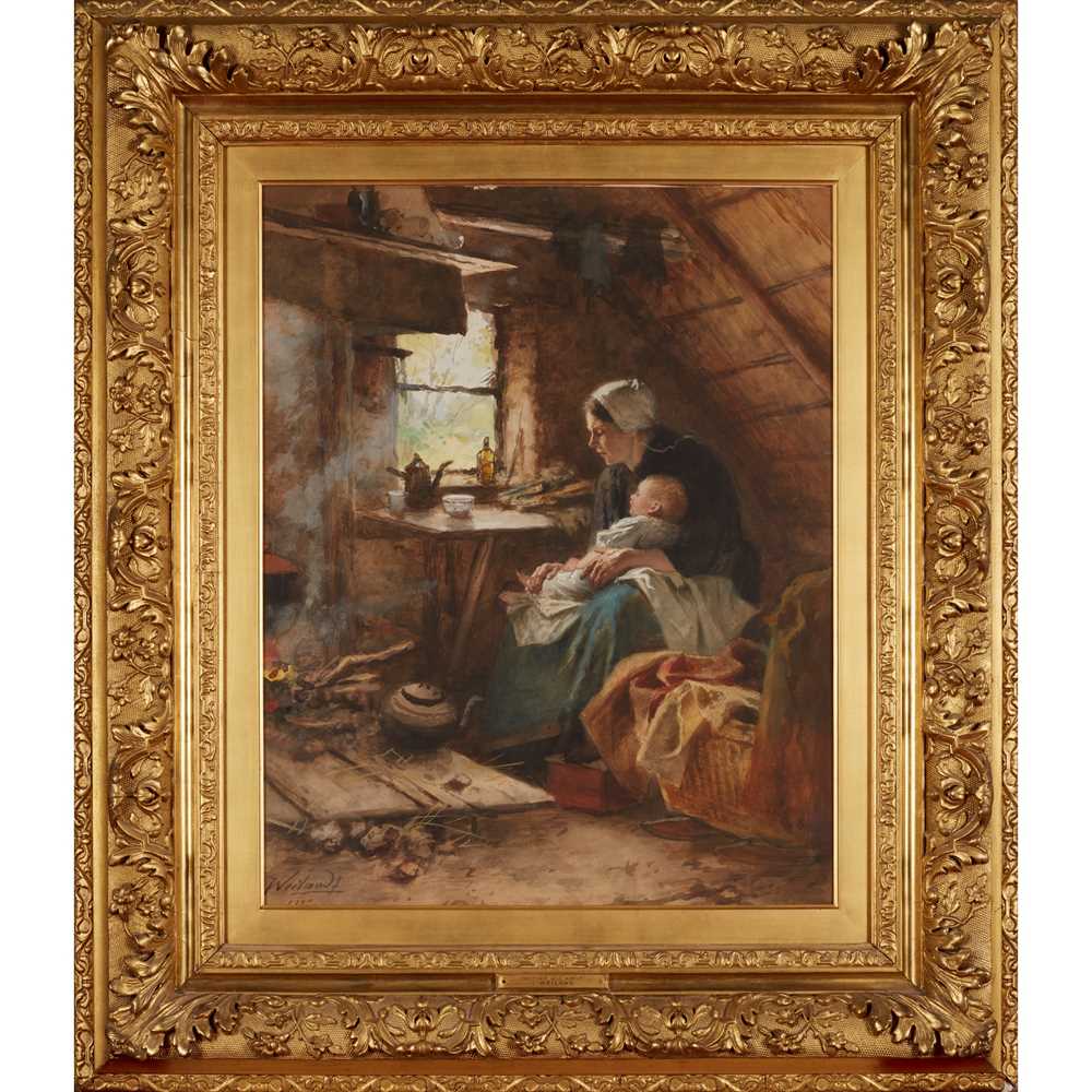 JOHANNES WEILAND DUTCH 1856 1909 MOTHER 36ee5d