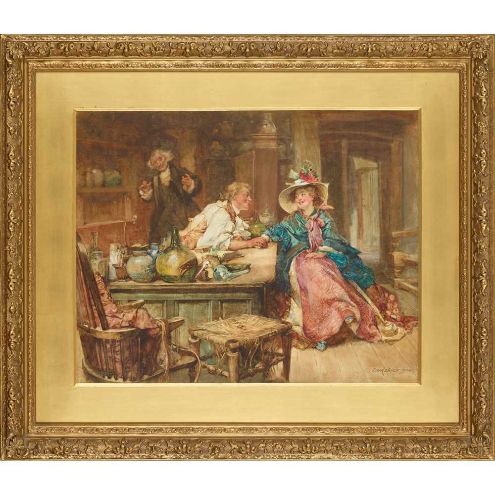 EDGAR BUNDY A R A BRITISH 1862 1922 COURTING 36ee5e