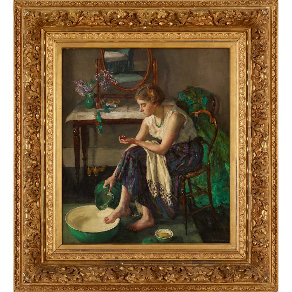 ARTHUR CLAUDE COOKE BRITISH 1867 1951 WASH TIME 36ee67