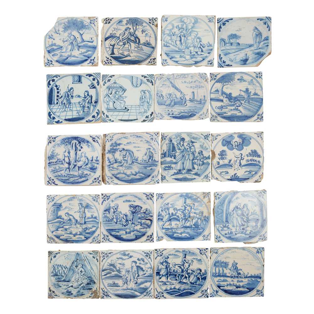 COLLECTION OF DELFT BLUE AND WHITE
