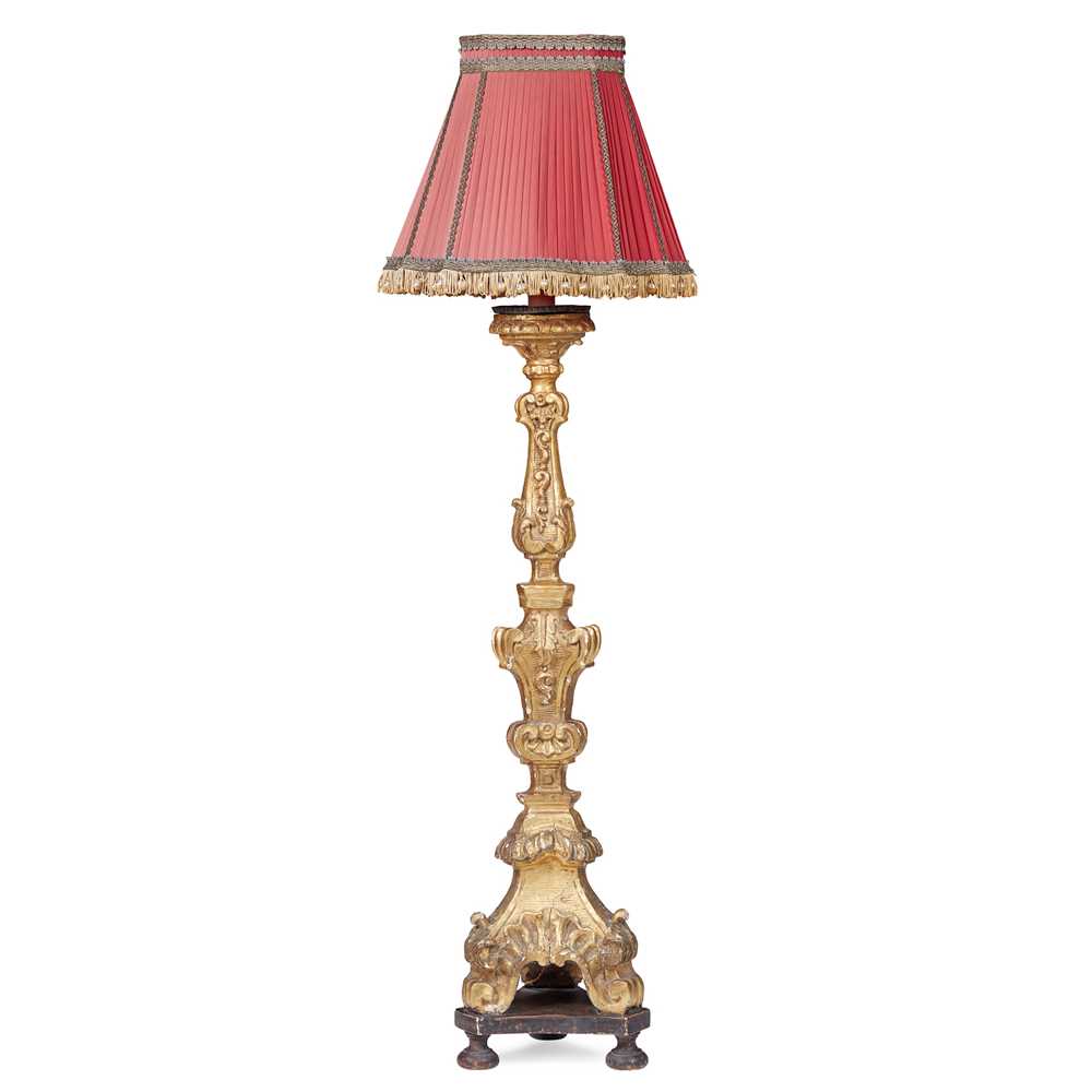 CONTINENTAL LARGE GILTWOOD PRICKET