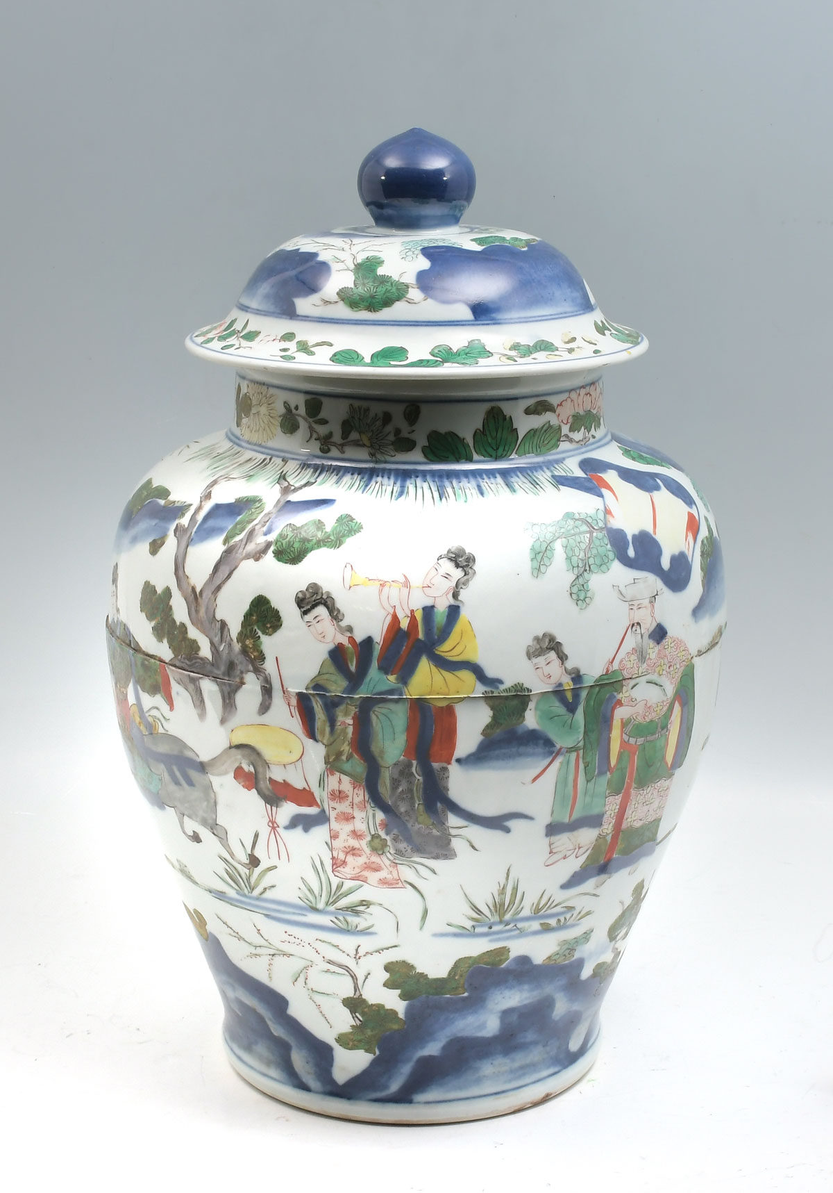 LARGE CHINESE PORCELAIN LIDDED 36c7ac