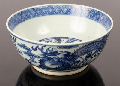 A Chinese blue and white bowl,