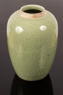 A Chinese porcelain celadon baluster 36c7d0