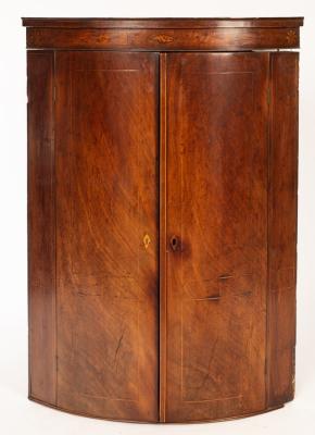 A 19th Century bowfront mahogany