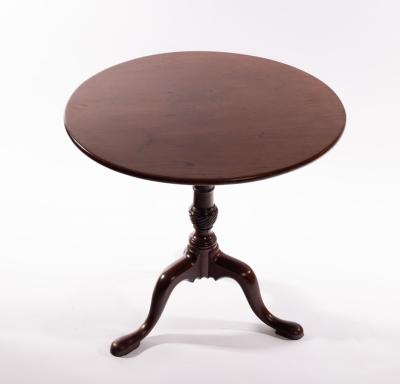 A George III mahogany supper table,