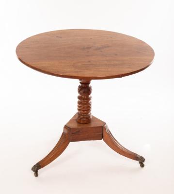 A George IV mahogany circular table  36c824