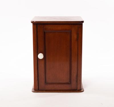 A Victorian mahogany bedside cupboard 36c834