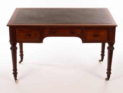 A late Victorian mahogany writing 36c84d