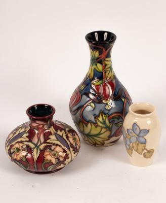 A Moorcroft pottery vase, by Shirley