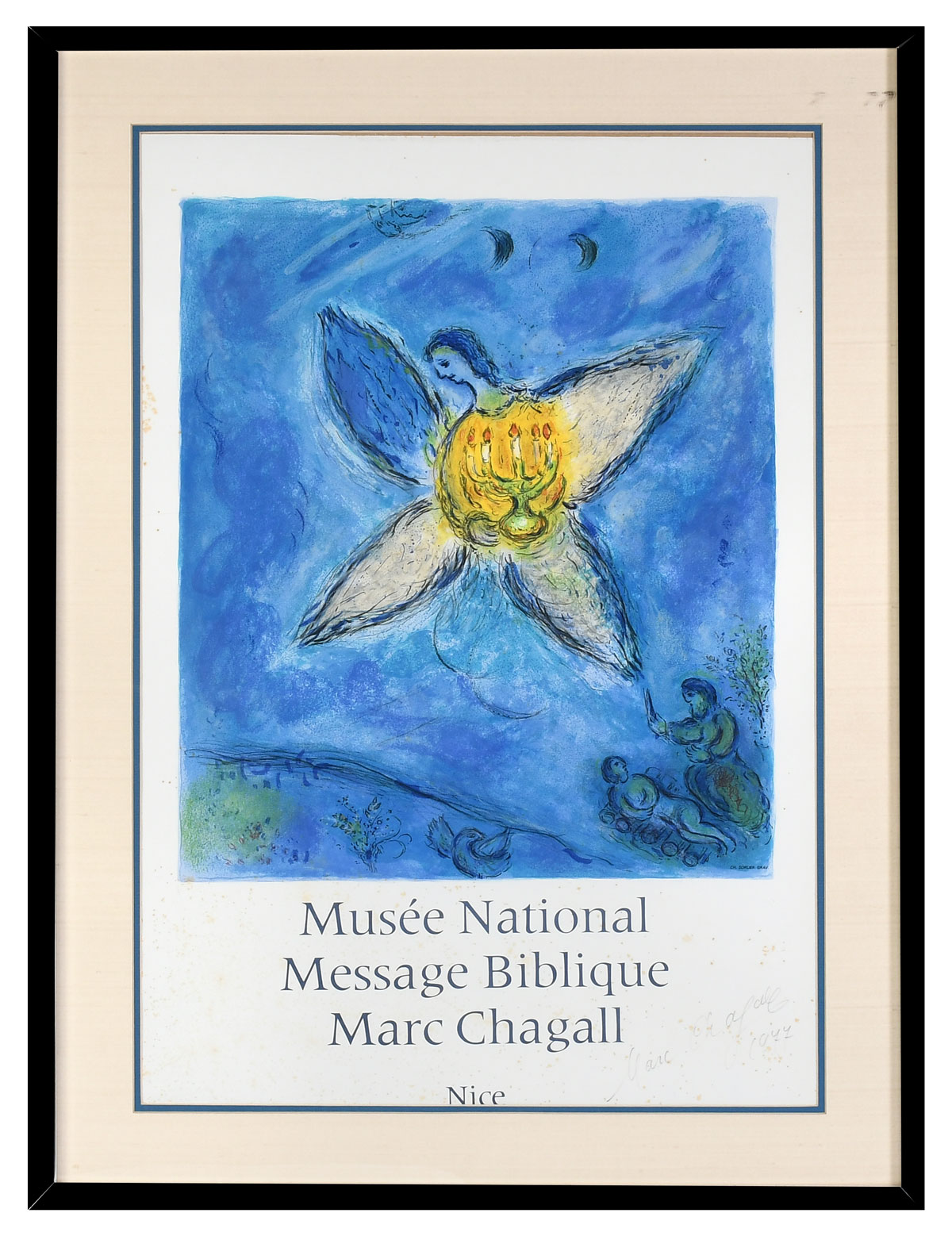 SIGNED MARK CHAGALL MUSEE NATIONAL 36c9f4