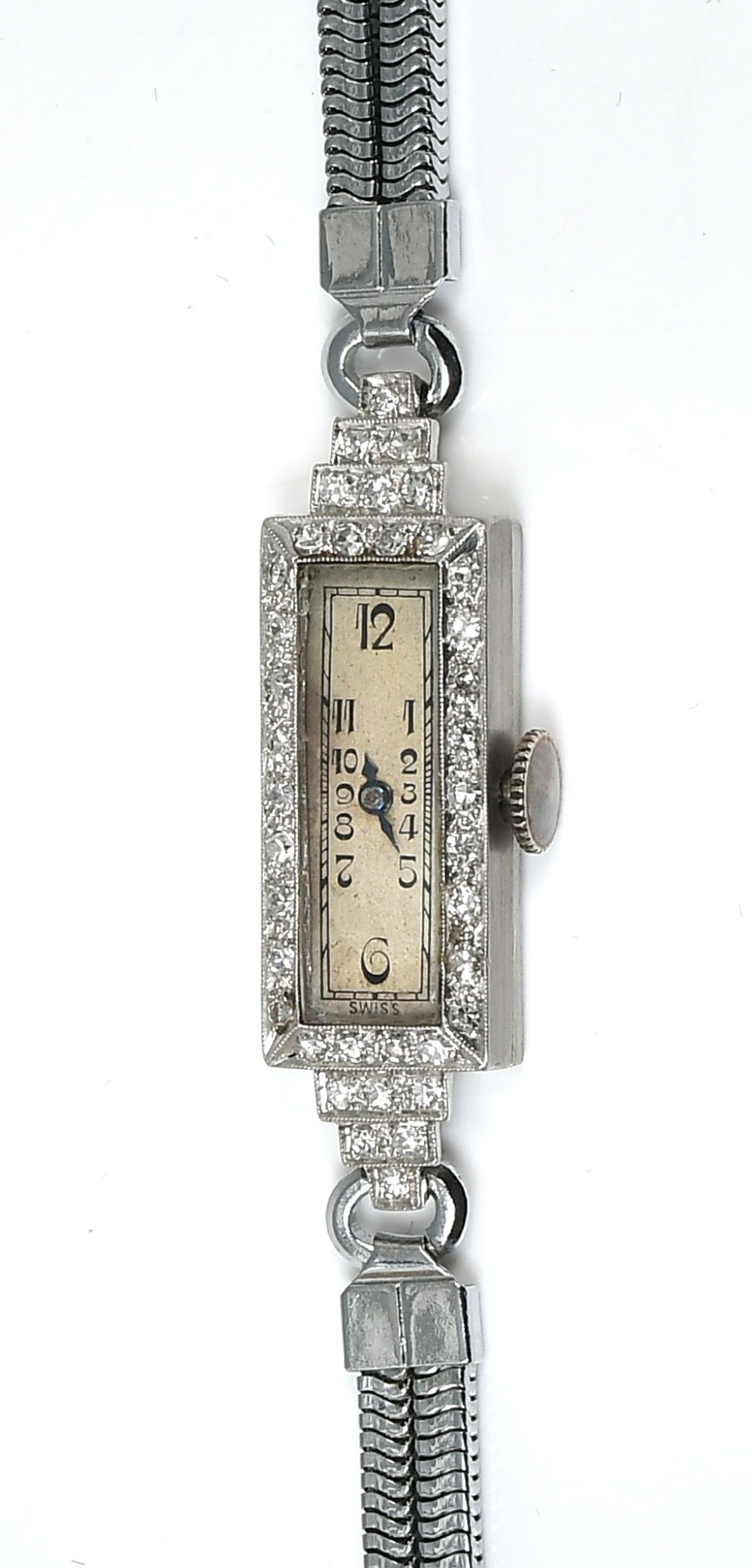 PLATINUM DIAMOND WRISTWATCH  36ca58