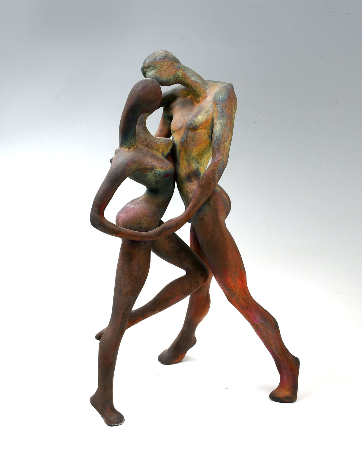 GEORGE TUDZAROV FIGURAL POTTERY SCULPTURE: