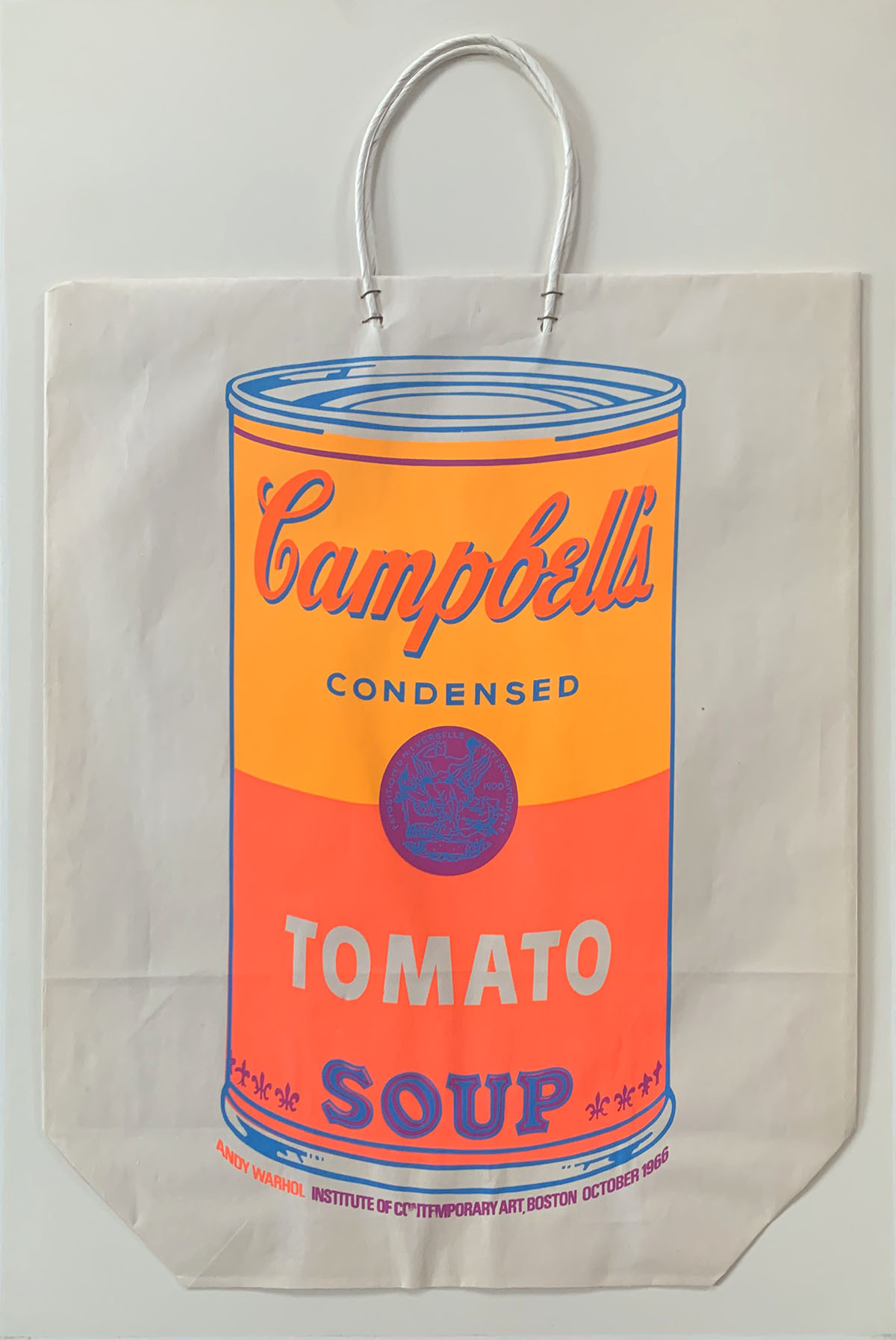 ANDY WARHOL SHOPPING BAG: Campbell's