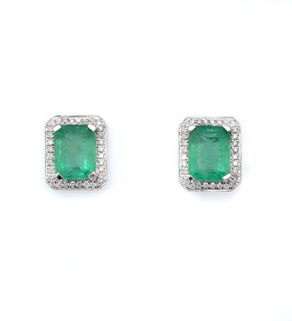 14K 3 09 CTW EMERALD DIAMOND 36cb56