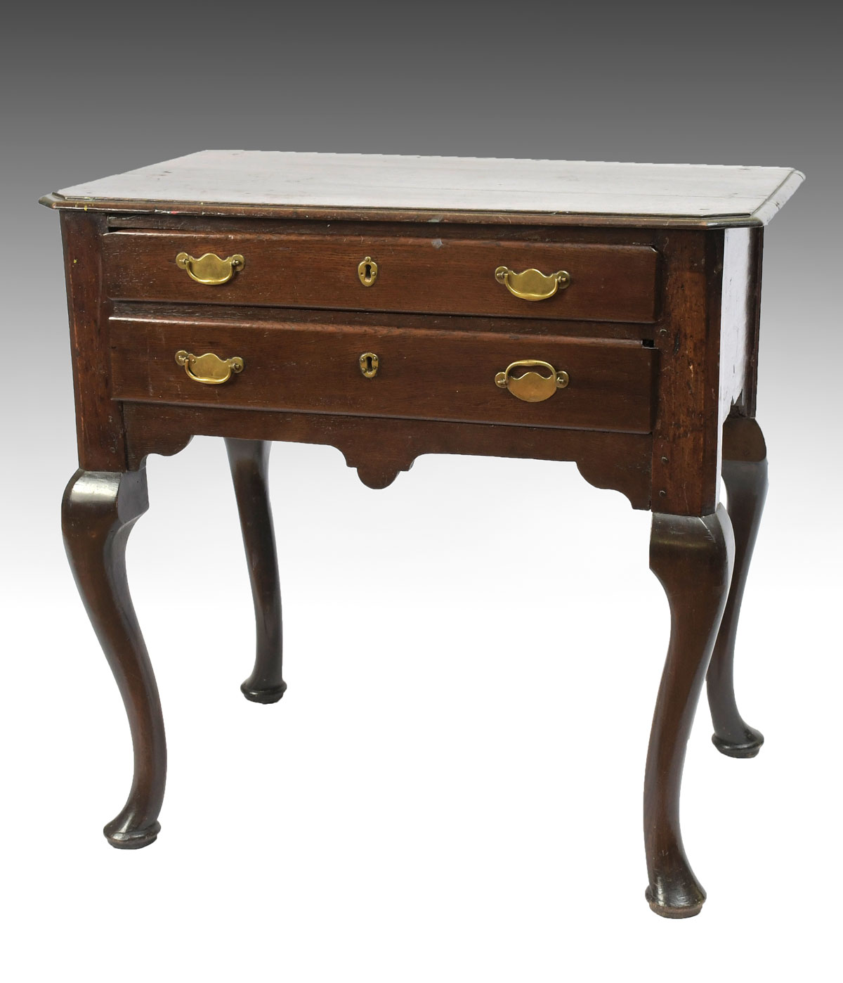 EARLY QUEEN ANNE LOW BOY: 2- Drawer