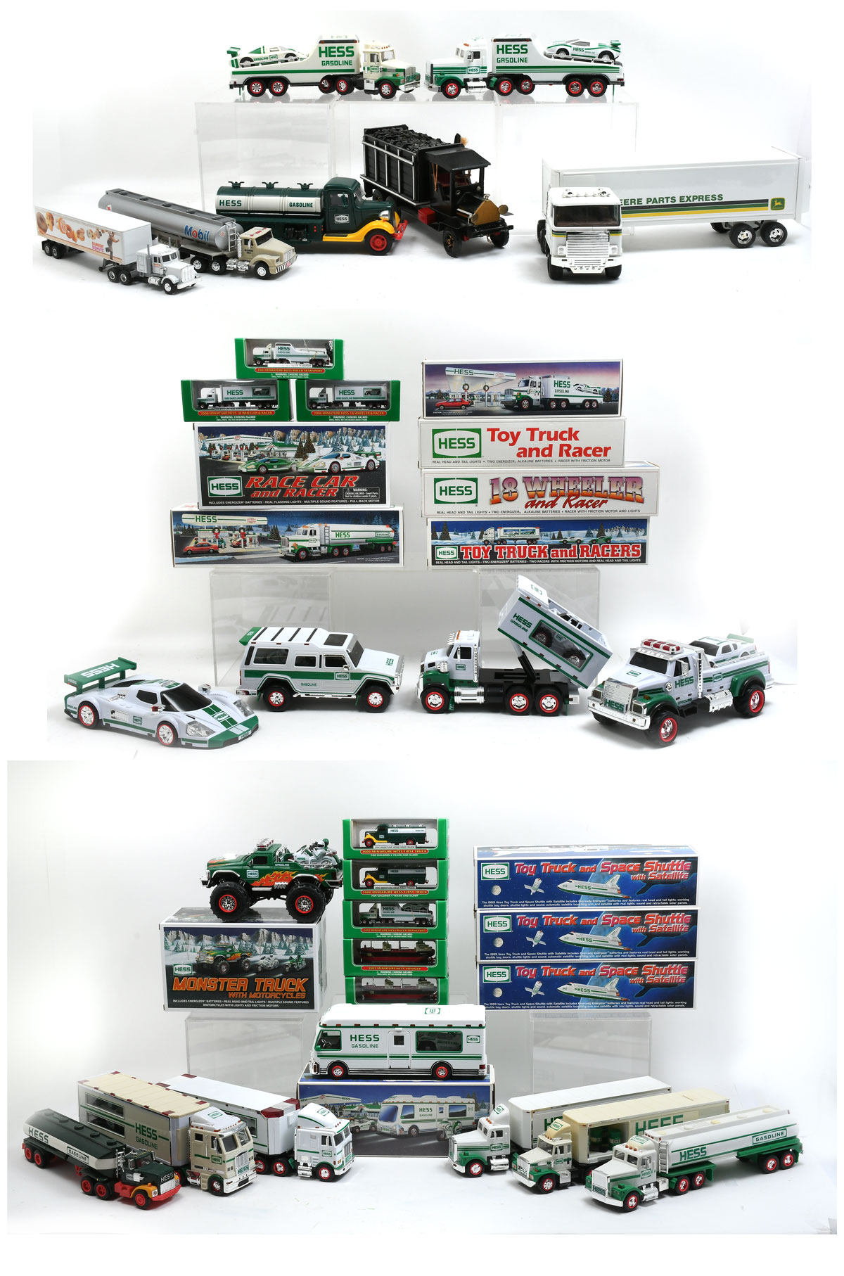 LARGE 34 PC HESS TOY TRUCK COLLECTION  36cbf6