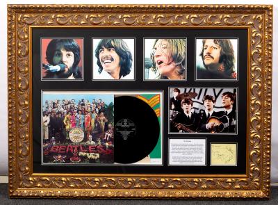 Beatles Interest: a framed montage including