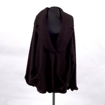 A Sonia Rykiel dark brown knitted