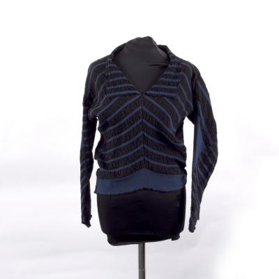 An Issey Miyake blue and black 36cd26