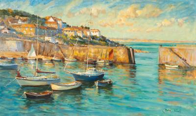 John Neale Contemporary Mousehole oil 36cd55