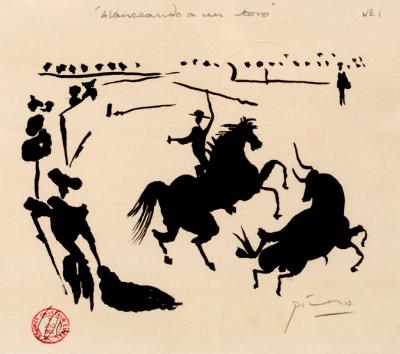 After Pablo Picasso (1881-1973)/Alceando