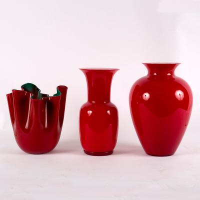 Venini a Fazzoletto Opalino vase 36cd99