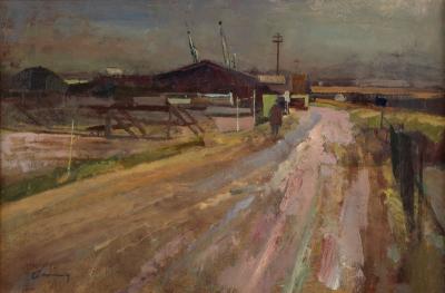 Fred Cuming RA (born 1930)/Goods Yard,