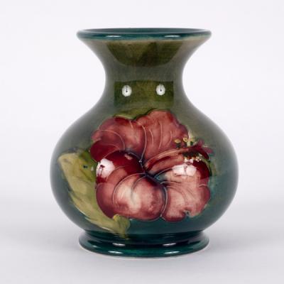William Moorcroft, a Hibiscus vase,