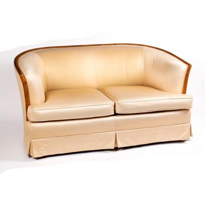 An Art Deco style sofa with curved 36cec6