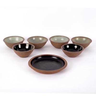 Studio Pottery, a set of four stoneware