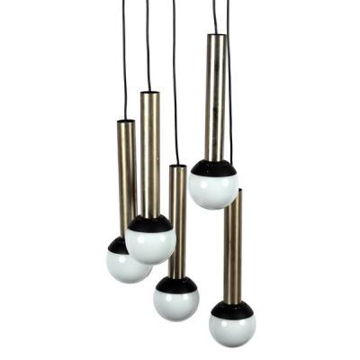 Stilnovo, Italian 1950s, a five-light