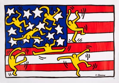 Keith Haring (American 1958-1990)/Stars