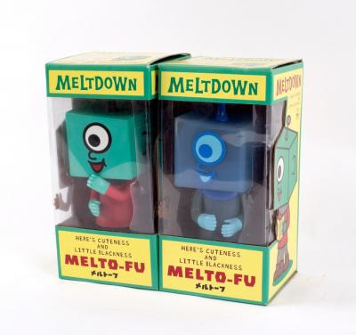 Two boxed Meltdown Melto-FU Devilrobots