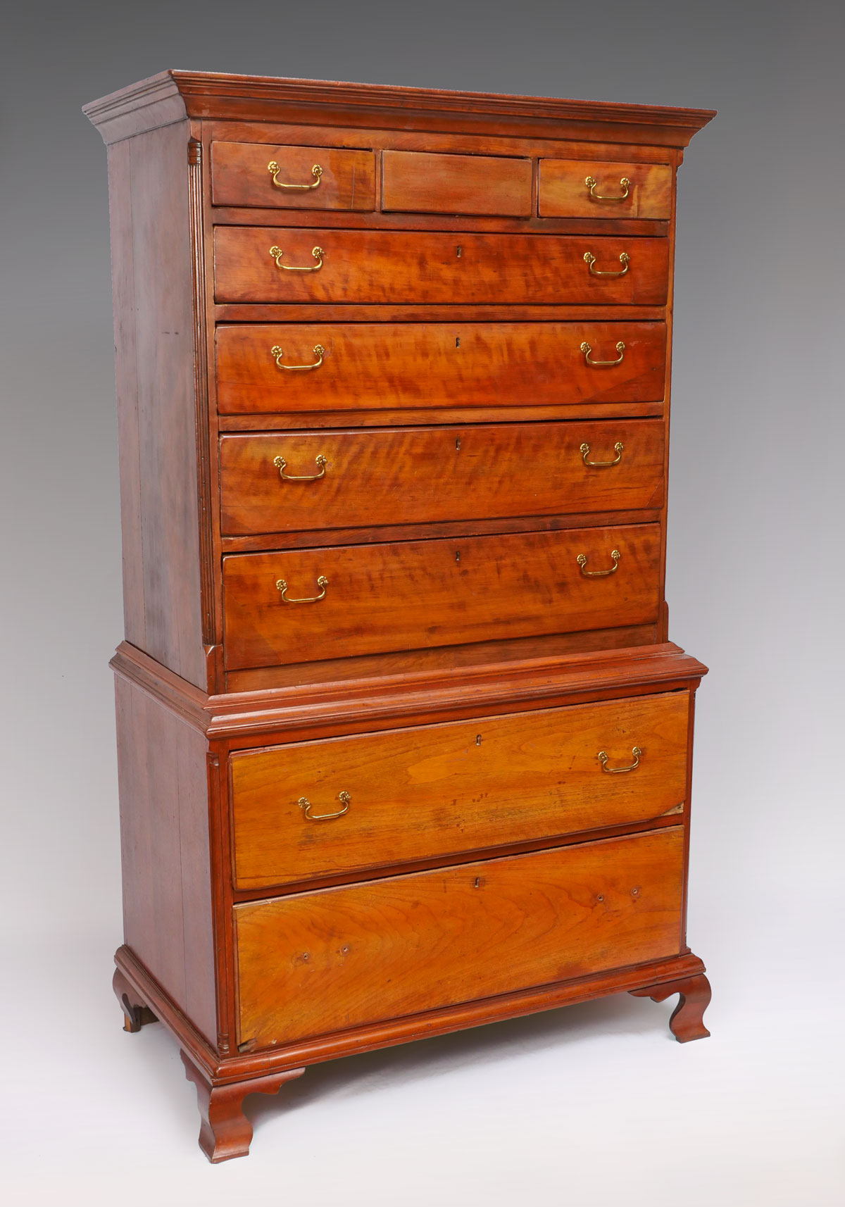 CHIPPENDALE CHEST ON CHEST 2  36d01d
