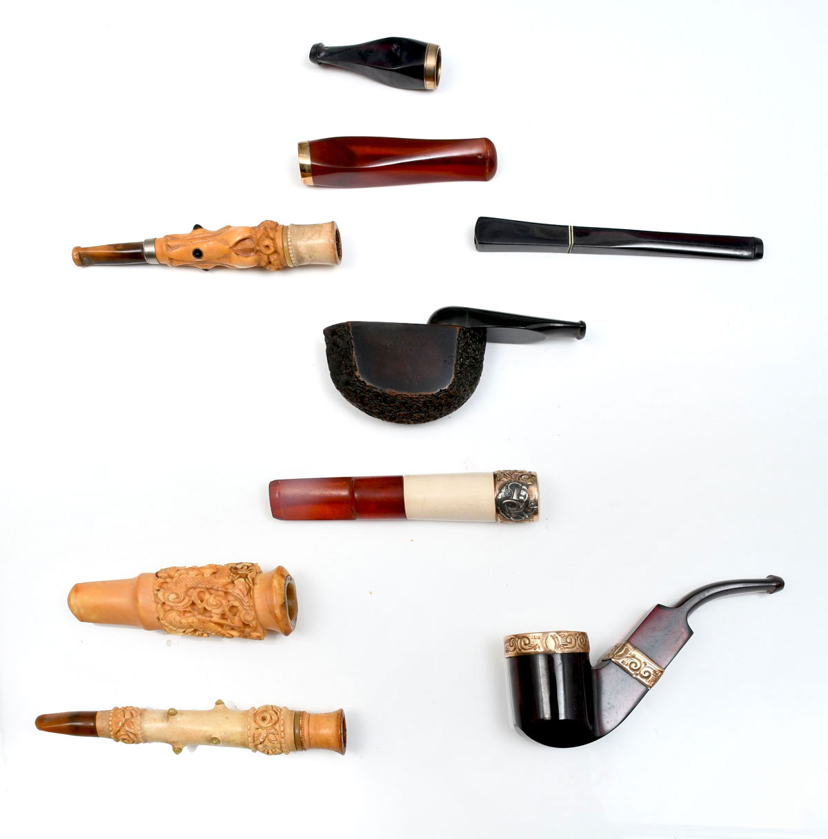 9 PC. PIPE AND CIGAR/CIGARETTE