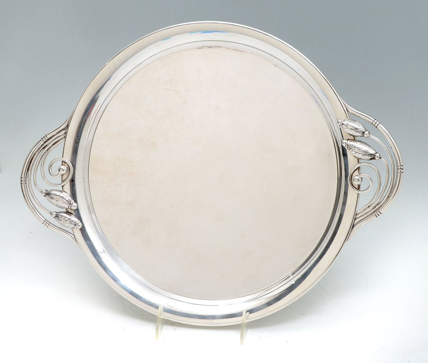 GEORG JENSEN STERLING SILVER TRAY: