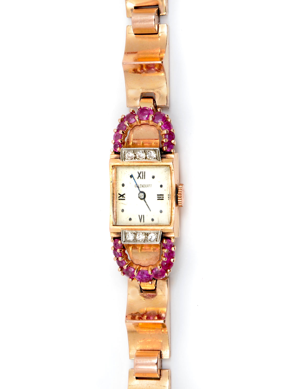 VINTAGE LADIES 14K OLLENDORFF ROSE GOLD