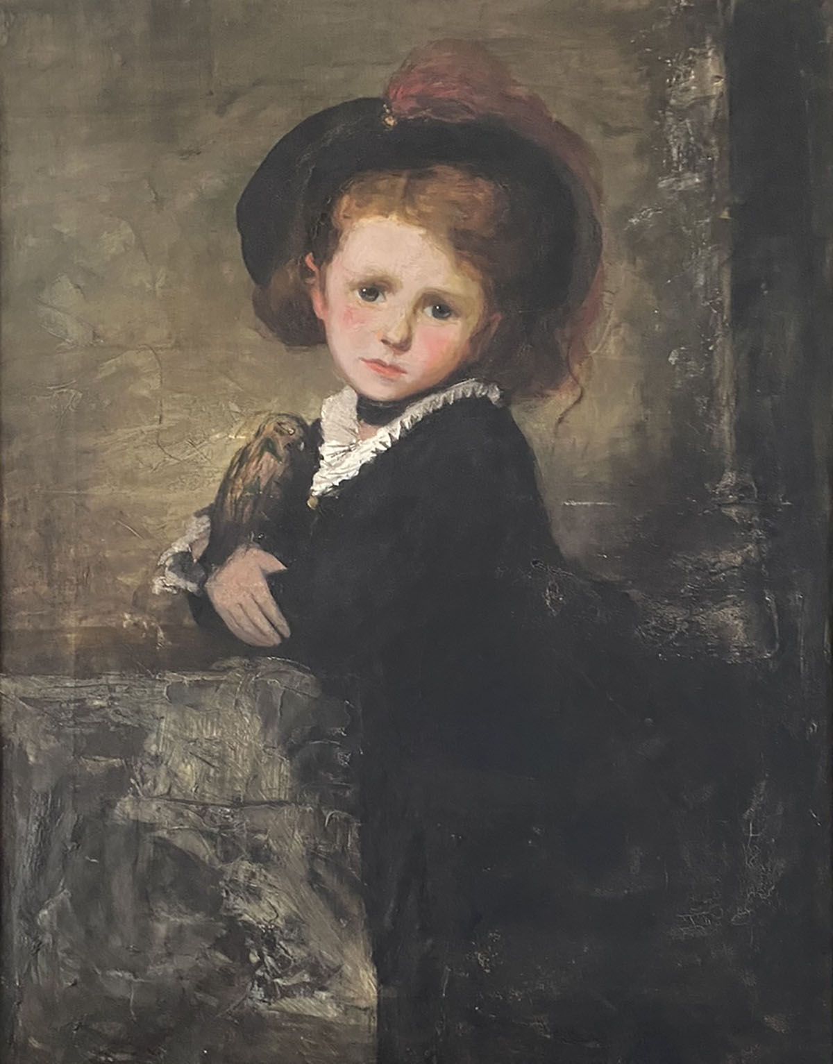 FINE PORTRAIT PAINTING OF A YOUNG 36d176