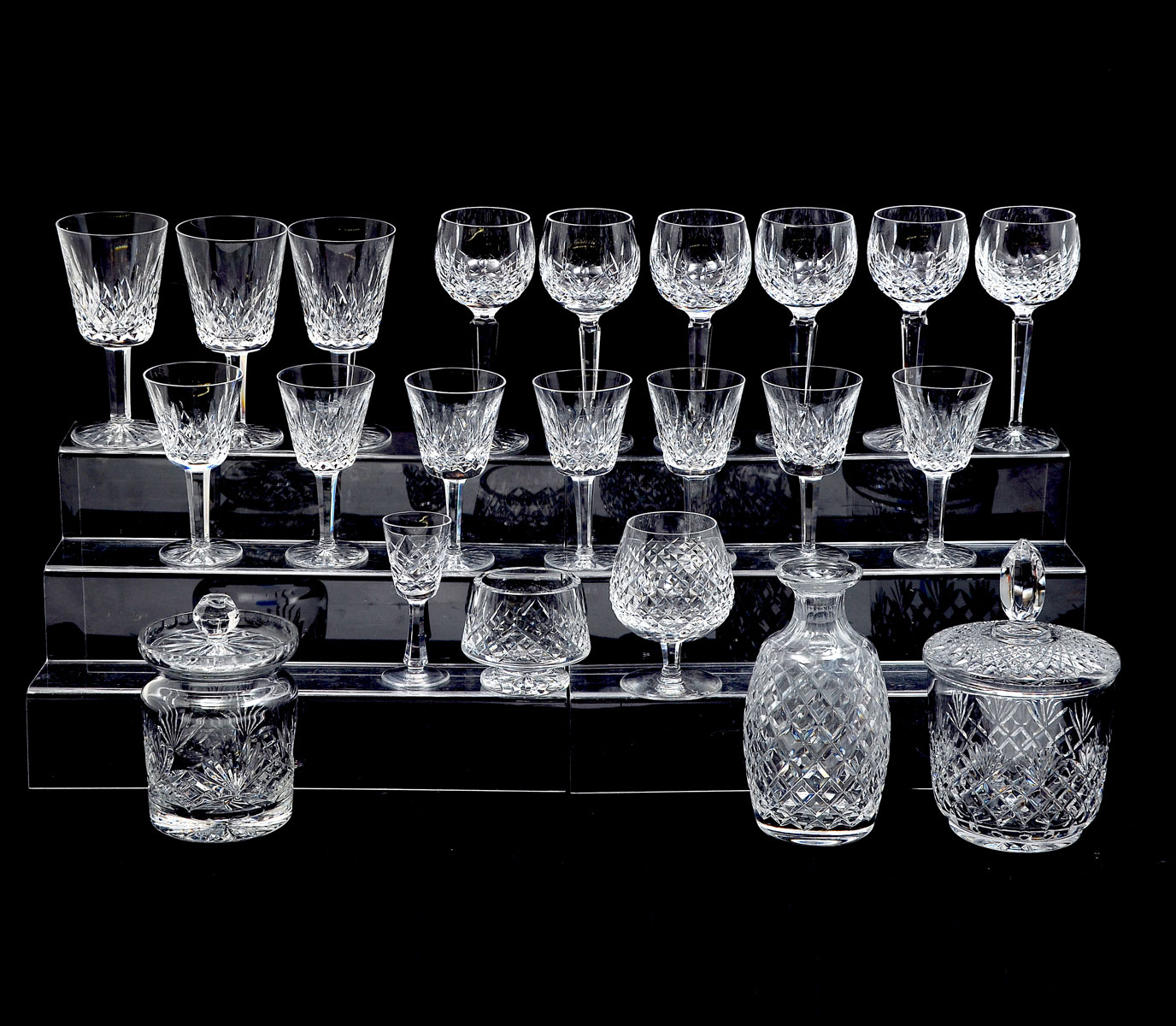 22 PC COLLECTION WATERFORD GLASSWARE  36d190