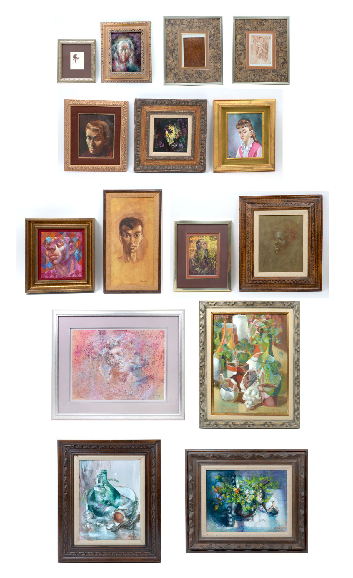 15 PIECE DAVID ANDERSON ART LOT: