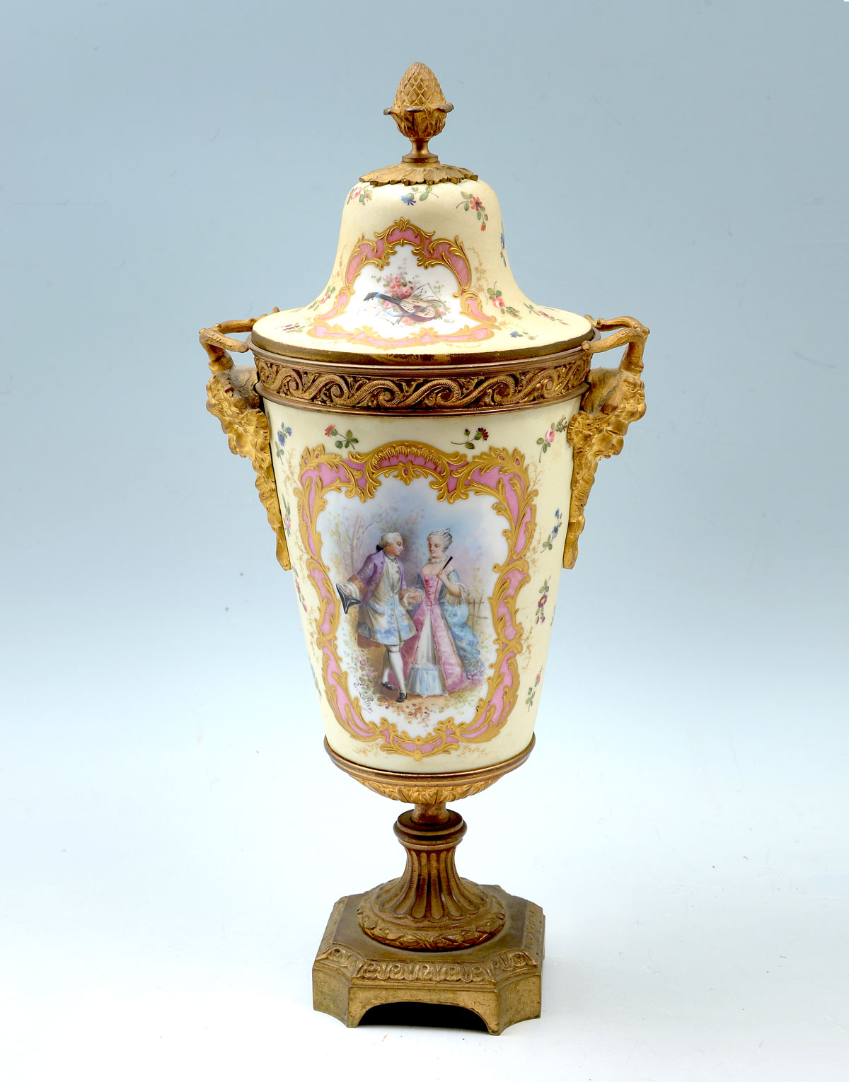 SEVRES BACCHUS ORMOLU MOUNTED COVERED 36d218