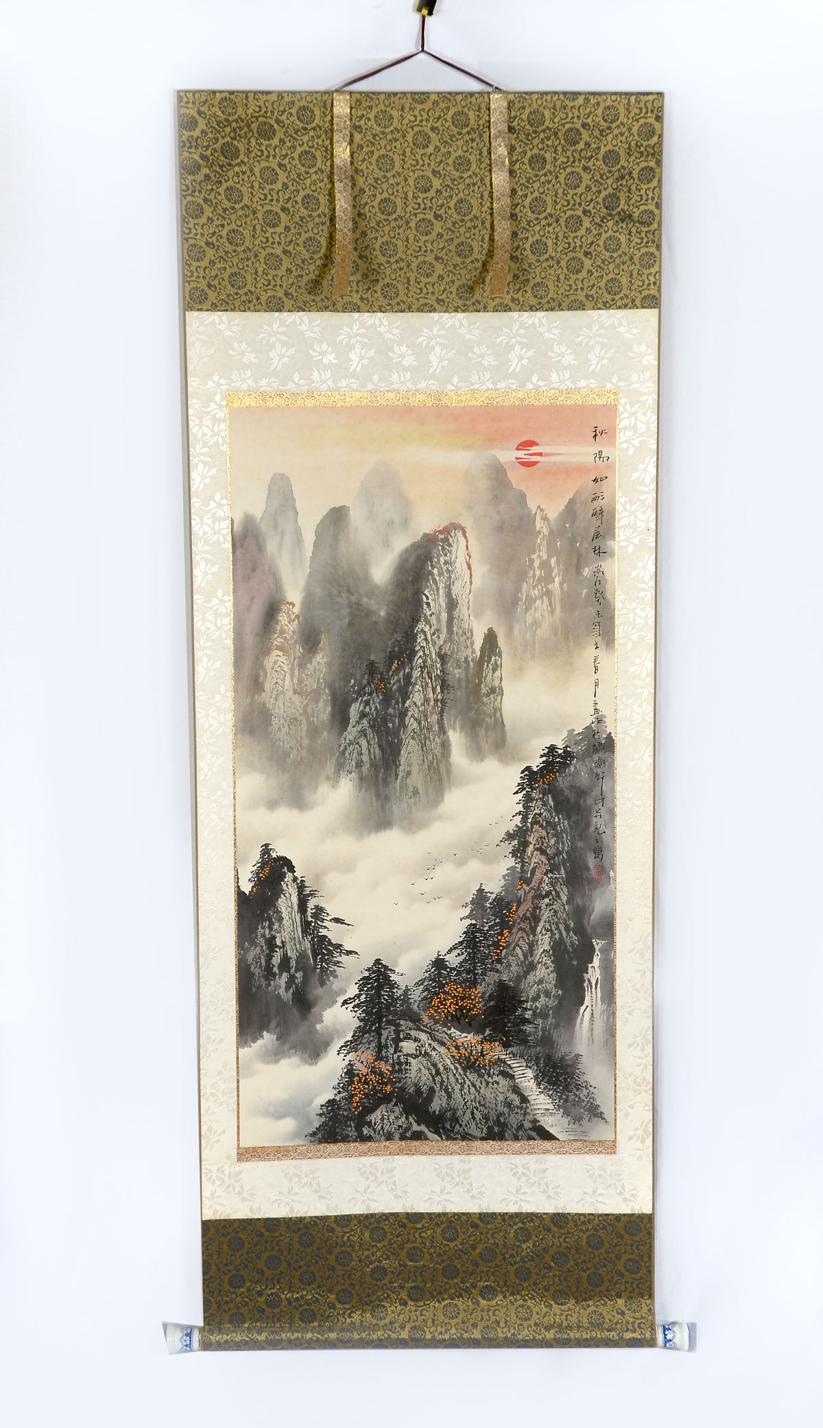 YING QIN JAPANESE WATERCOLOR SCROLL