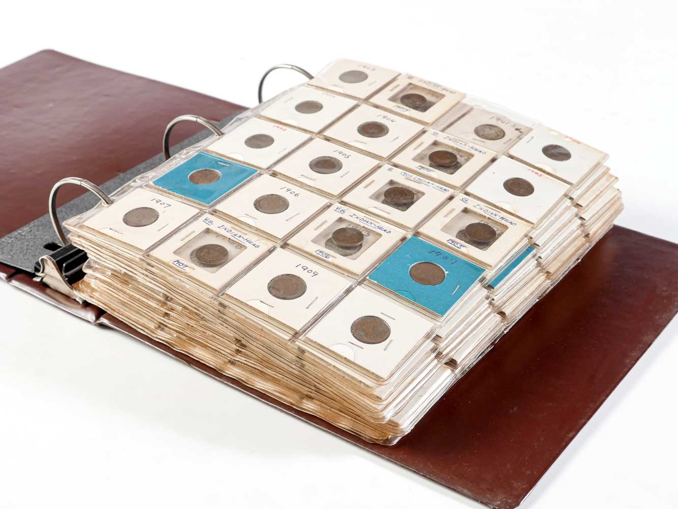 LARGE BOOK OF AMERICAN COINS: Large