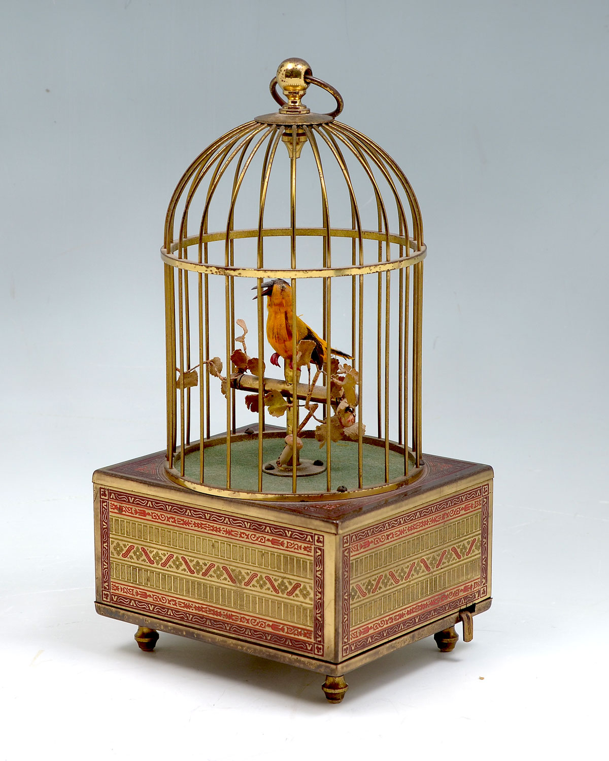 SINGING BIRD IN CAGE AUTOMATON  36d281