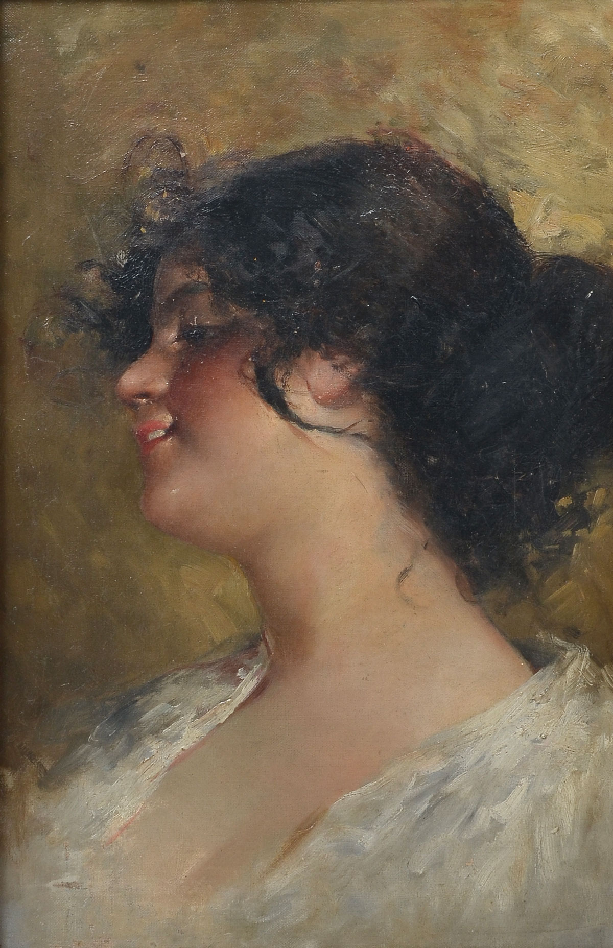 ITALIAN PORTRAIT PAINTING OF A YOUNG