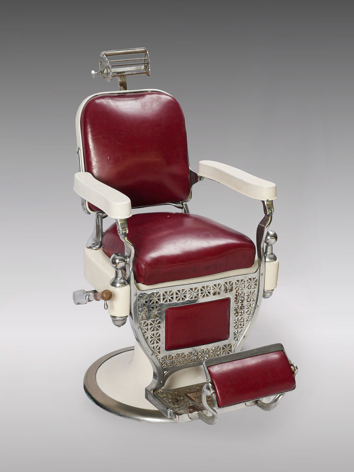 THEO-A-KOCH'S BARBER CHAIR: Barber